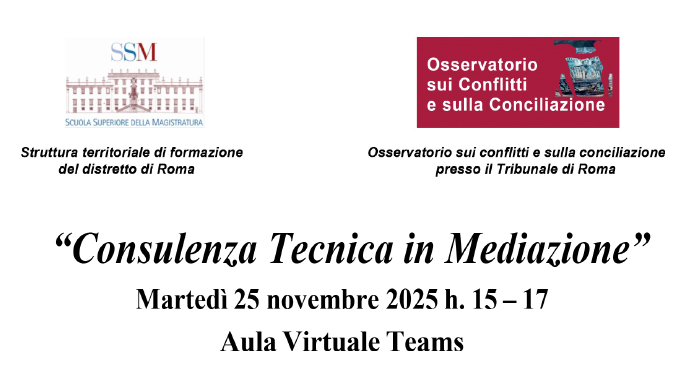 La 3a Officina della Conciliazione 2025