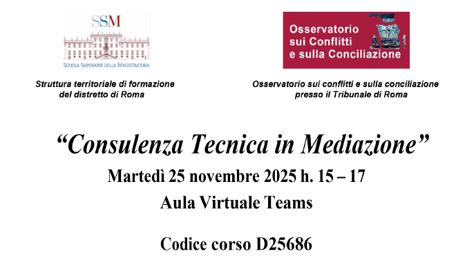 La 3a Officina della Conciliazione 2025