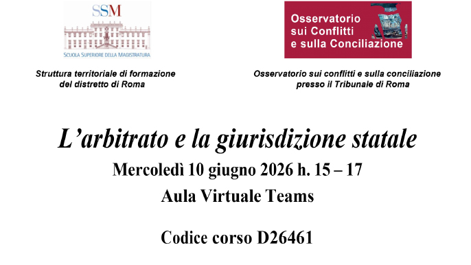 il 10 giugno 2a Officina della Conciliazione 2026
