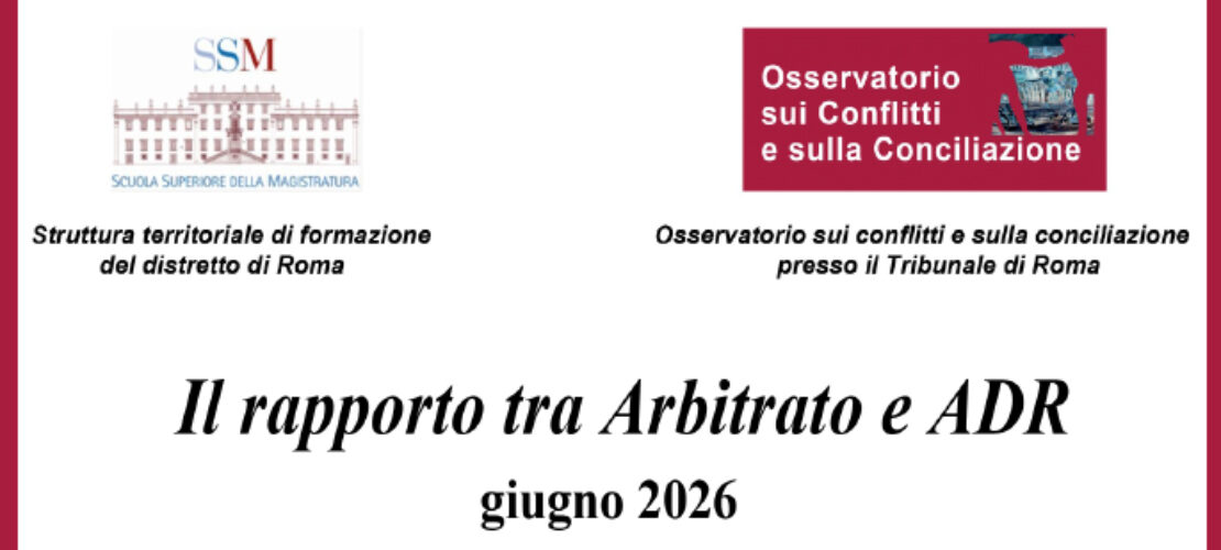 il 10 giugno 2a Officina della Conciliazione 2026